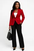 Mata Red Fashion Blazer - 2