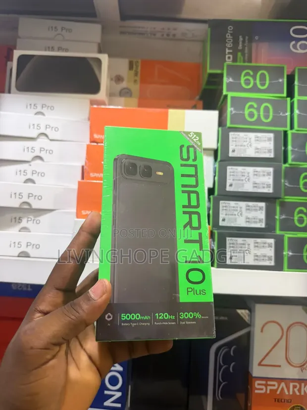 New Infinix Smart 10 Plus 128GB Black - 1