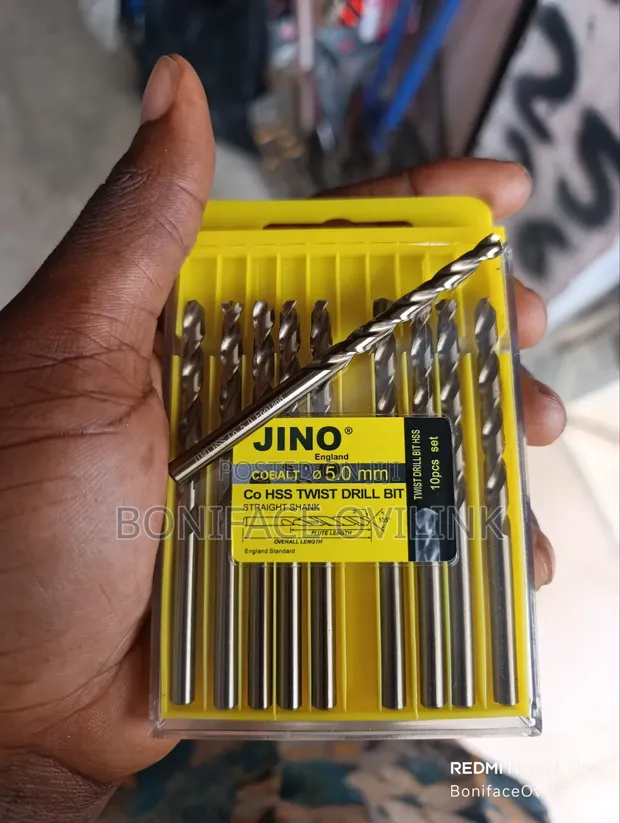 5.0mm Cobalt HSS Twist Drill Bit (Pack of 10) - 1