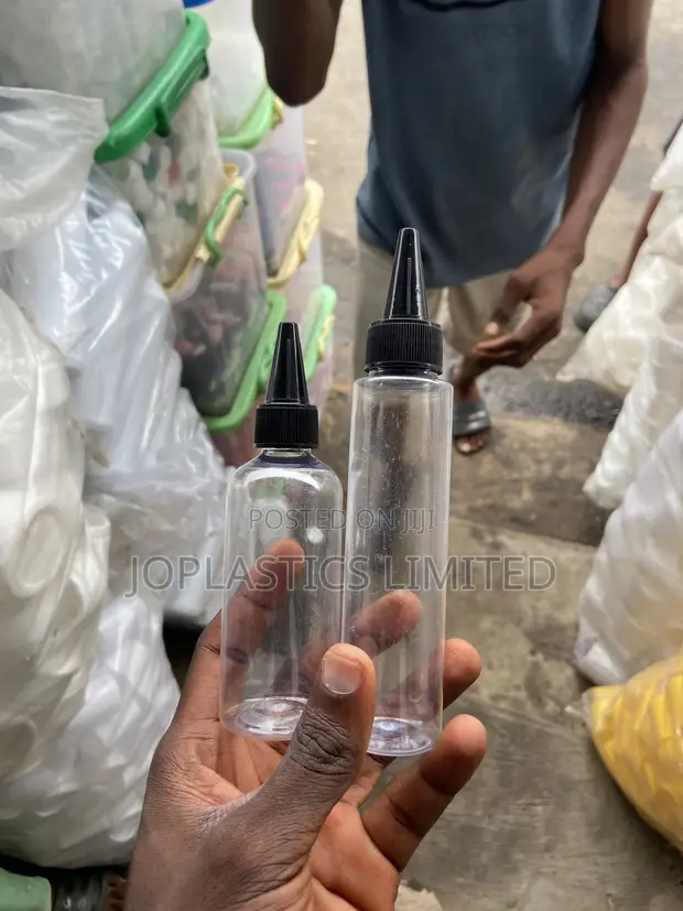 100ml Plastic Bottle with Nozzle - 1