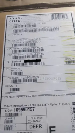 Cisco Catalyst 9200L 24-Port PoE+ Gigabit Switch