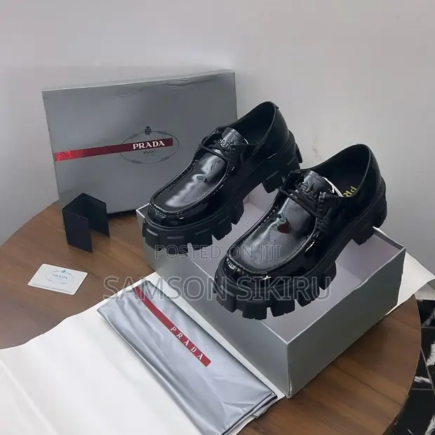 Prada Chunky Wetlooks Shoes - Brand New - 1
