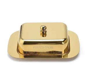 Stainless Steel Butter Dish with Lid