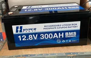 Hyper Power 12.8V 300Ah LiFePO4 Baturi - 3.84kWh