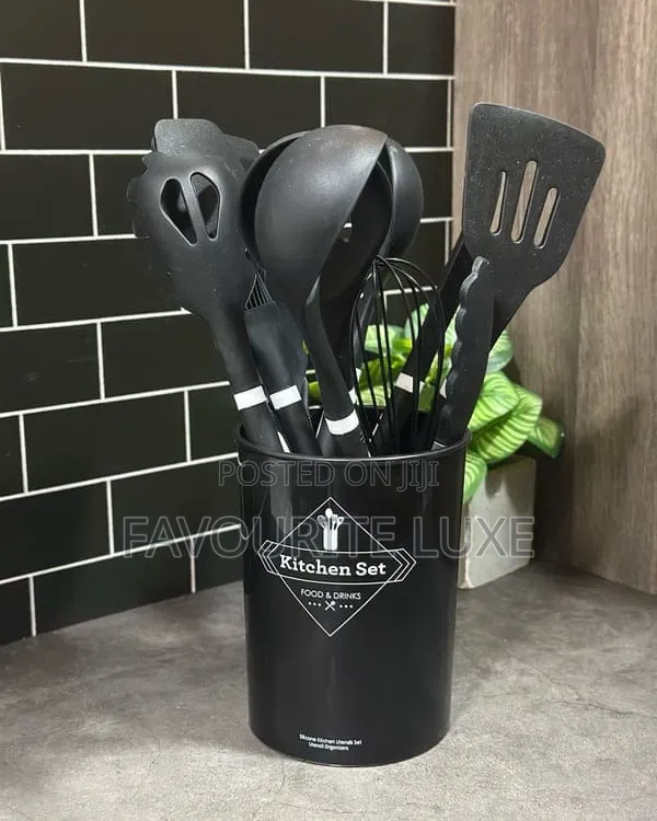 Silicone Kitchen Spoon Set - 1