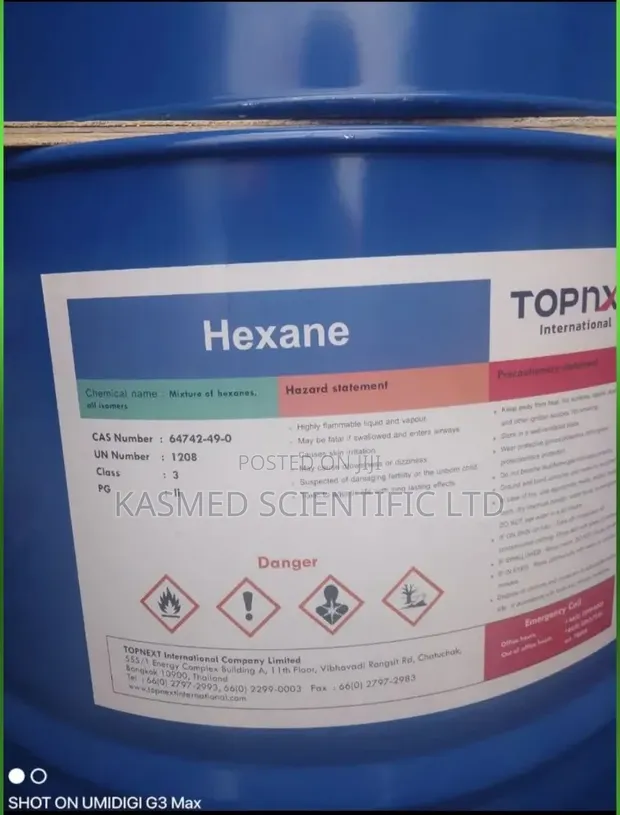 Hexane Extra Pure Laboratory Reagent - 1