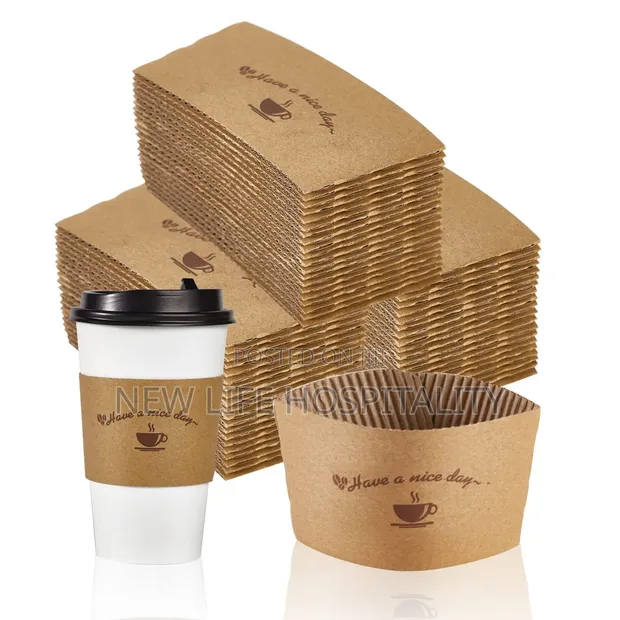 Paper Cup Sleeves / Coffee Jackets (100pcs) - Brandable - 1