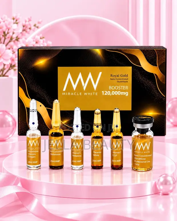 Miracle White Royal Gold 120000mg Glutathione Injection - 1