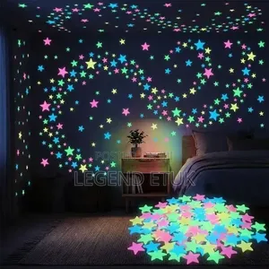 Glow in the Dark Star Stickers (100 PCS)