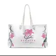 Bella White Fabric Handbag - Brand New - 2