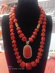 Original Coral Bead Jewellery Set - 1