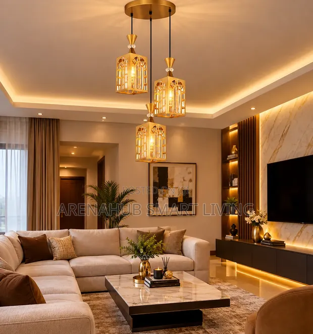 Luxury Crystal LED Pendant Lights - Round/Square - 1
