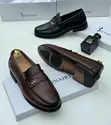 Billionaire Leather Penny Loafers - Black Sole - 4