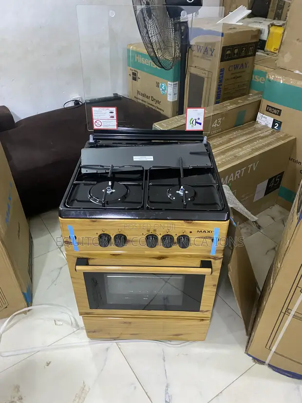 Maxi 6060 3+1 Mai Kona Mai Launin Itace Gas Cooker - 1