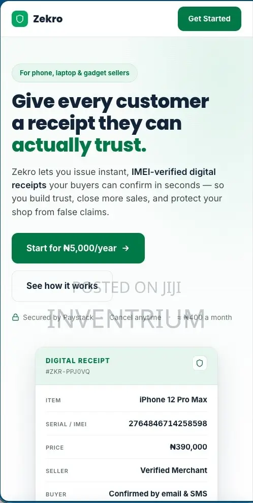 Zekro App Mai Bayar da Takardun Dijital - 1