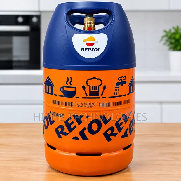 12.5kg Repsol Stainless Gas Cylinder (Used) - 1