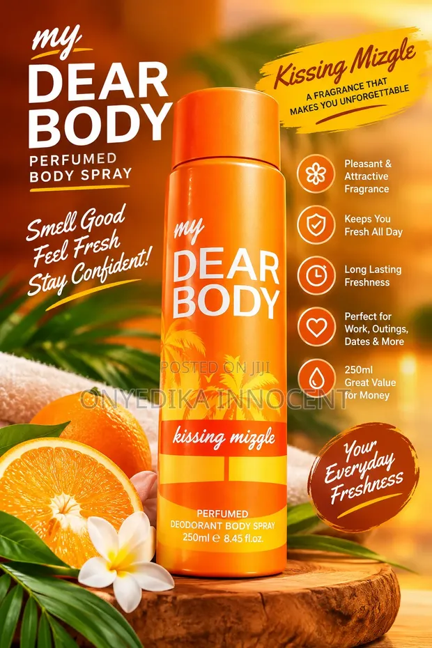My Dear Kissing Mizgle Perfumed Body Spray 250ml - 1