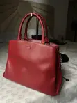 DKNY Red Paige Medium Satchel Handbag - 3