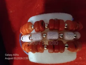 Original Coral Bead Bangles