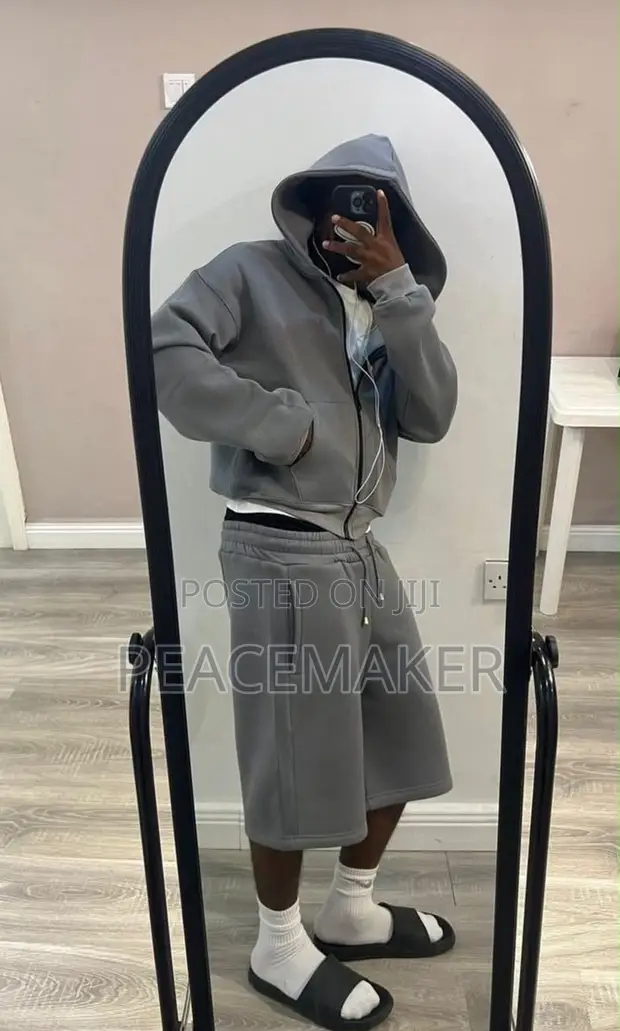 Unisex Ash Fashion Hoodie da Joggers Set - 1