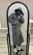 Unisex Ash Fashion Hoodie and Joggers Set - 1