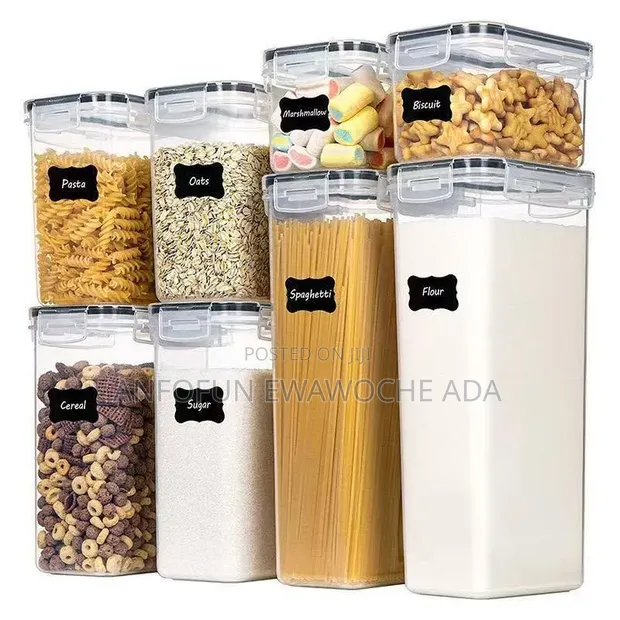 8pcs Airtight Food Storage Container Set - GE - 1