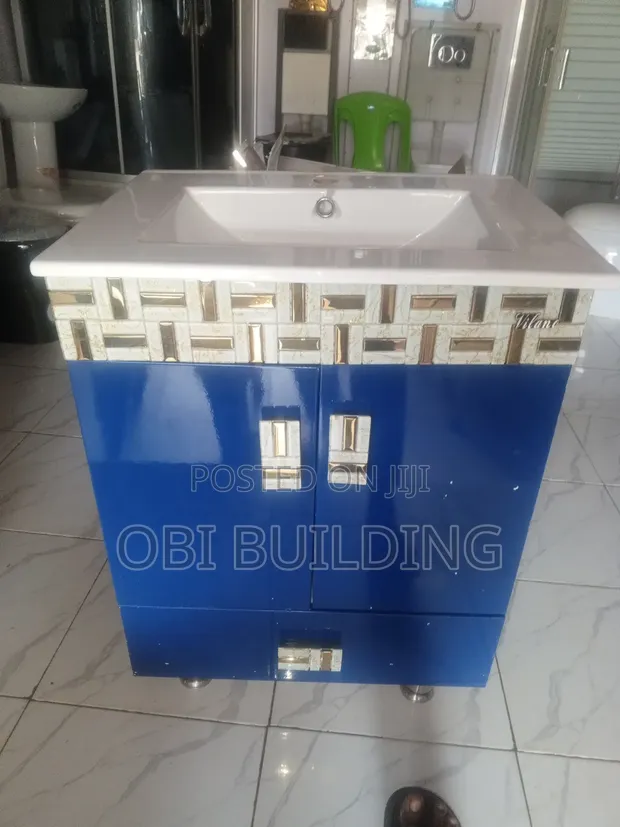 Brand New 60cm Cabinet Wash Hand Basin - 1