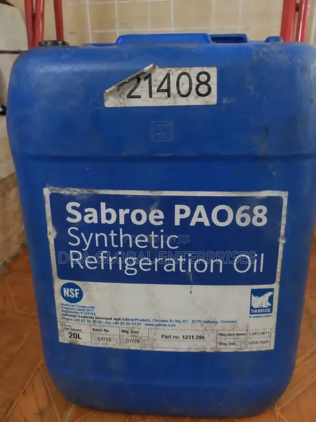 Sabroe PAO 68 Synthetic Refrigeration Oil - 1