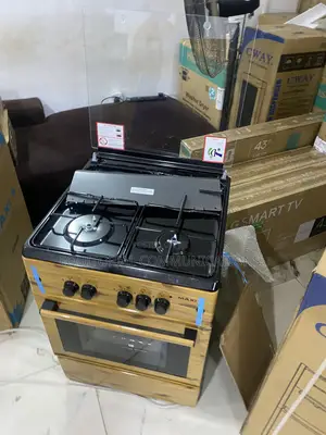 Maxi 6060 3+1 Burner Wood-Finish Gas Cooker