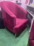 Saloon Chair - 2 Seater Couch for Salon/Living Room - 3