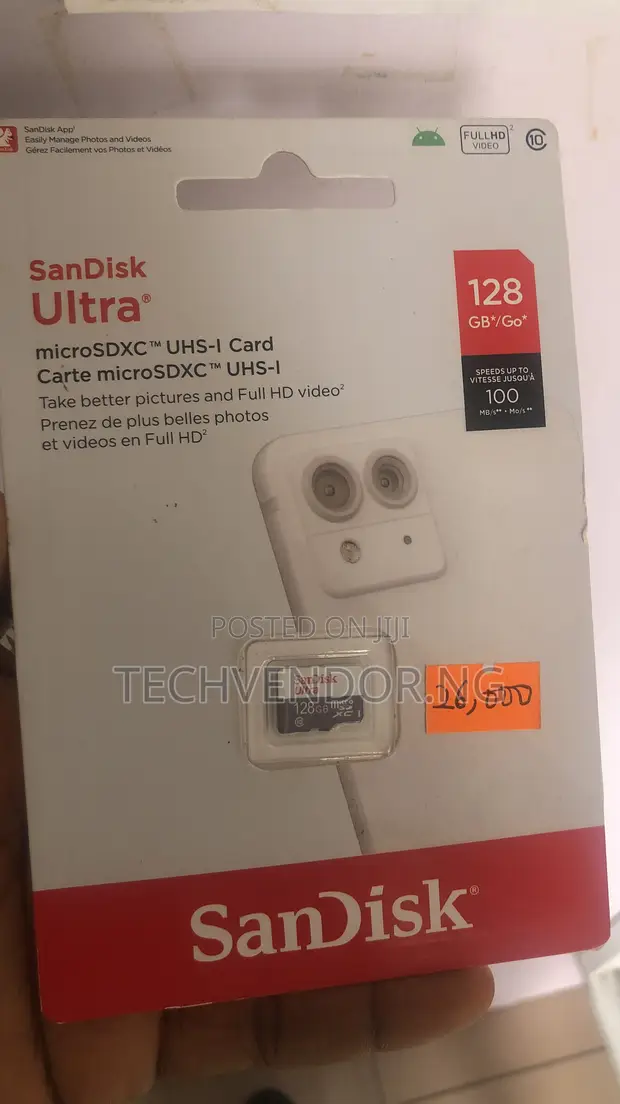 Brand New Sandisk 128GB Memory Card for Security Cameras - 1