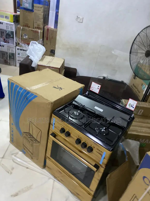 Maxi 6060 Wood 3+1 Standing Gas Stove - 1