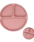 Sectioned Infant Suction Plate - Food Grade Silicone - 1