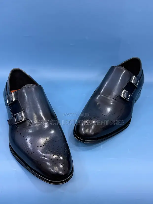 Brand New Santoni Leather Loafers - Sizes 41-46 - 1