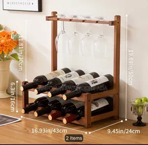 Stylish Wine Rack - Space-Saving Storage