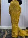 Beaded Lace Fabric don Abubuwan Biki - 2