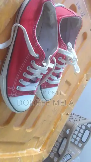 Used Adidas Loafers - Red, Size 6.5