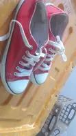 Used Adidas Loafers - Red, Size 6.5 - 2