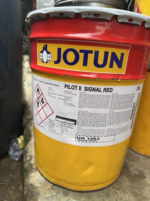 Jotun Pilot II Finish Signal Red Paint - 1