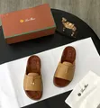 Luxury Loro Piana Leather Slip-On Shoes - 1