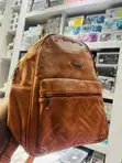 Stylish Faux Leather Backpack - Brand New - 2