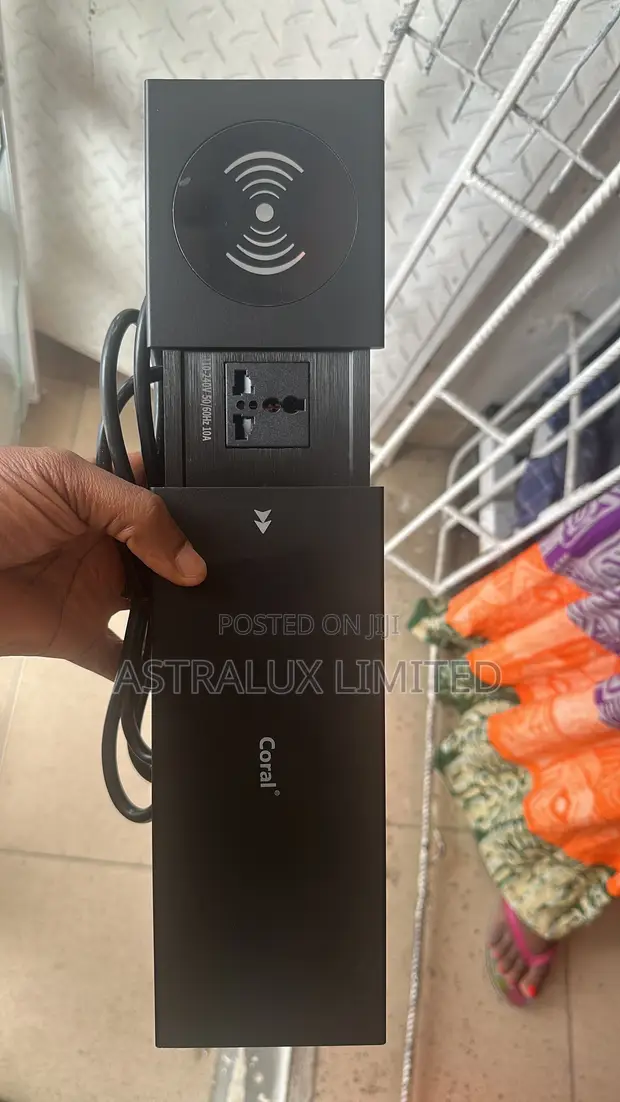 Table Slide Socket with USB and Data Ports - 1
