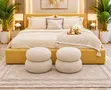 Brand New Home Interiors White Duvet Cover Set (7x7) - 2