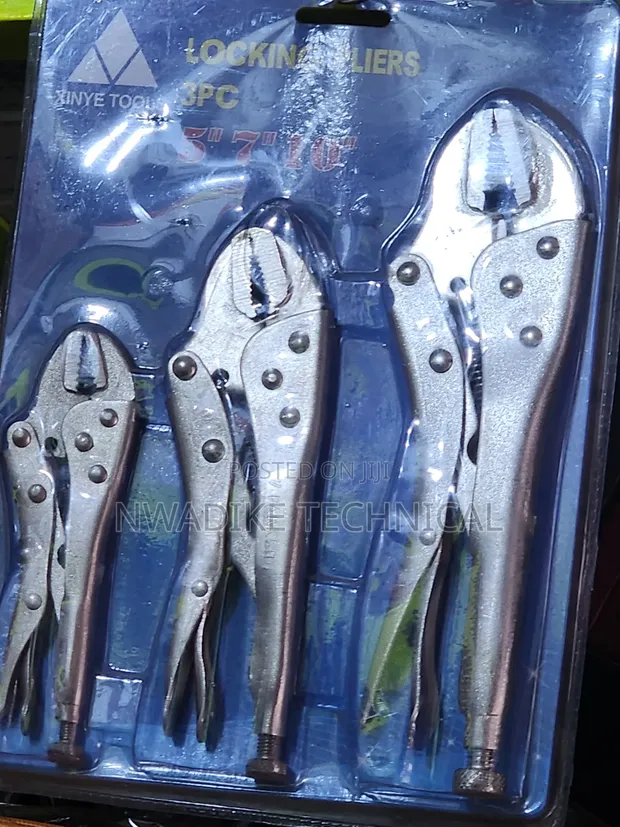 Grip Pliers Set (5, 7, 10 Inch) - 1