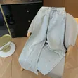 Premium Rhinestone Boyfriend Jeans - 5