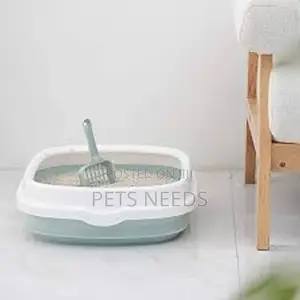 Semi-Enclosed High-Side Cat Litter Box