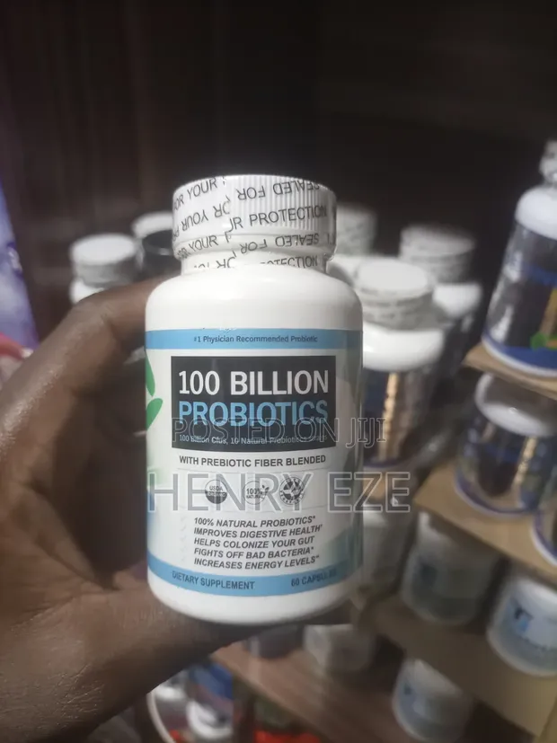 100 Biliyan Probiotics Kapsul - 60 Kapsul | Probiotic + Prebiotic Fiber - 1