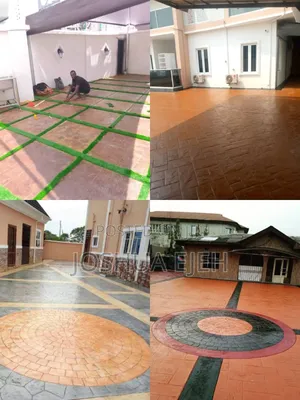 Stamp Concrete Floor, Interlocking & Landscaping Services