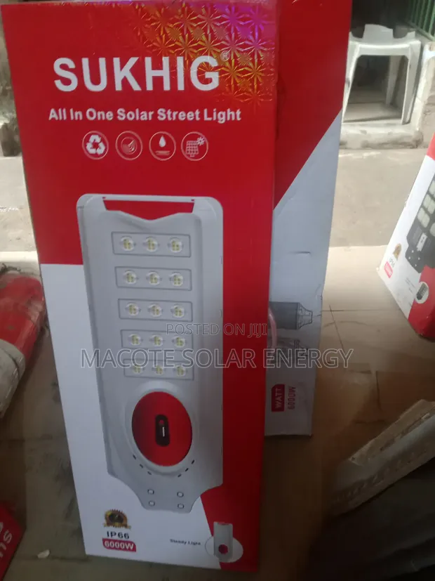 6000W Suking Hasken Titin Rana Mai Baturin Lithium - 1