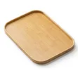 Quality Single Wooden Tray - Light & Dark Brown - 3
